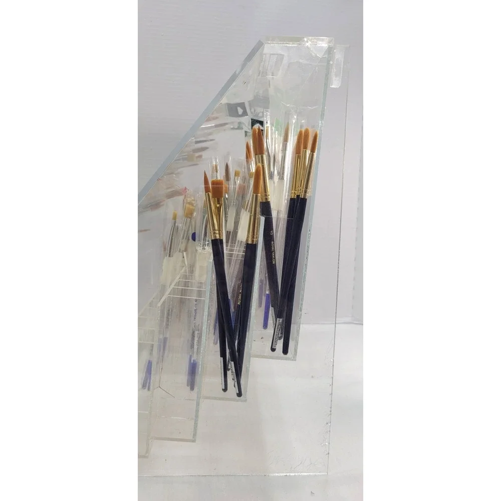 70 Plus New Craft Paintbrushes‎ Mostly Royal Some Loew Cornell comes with Holder